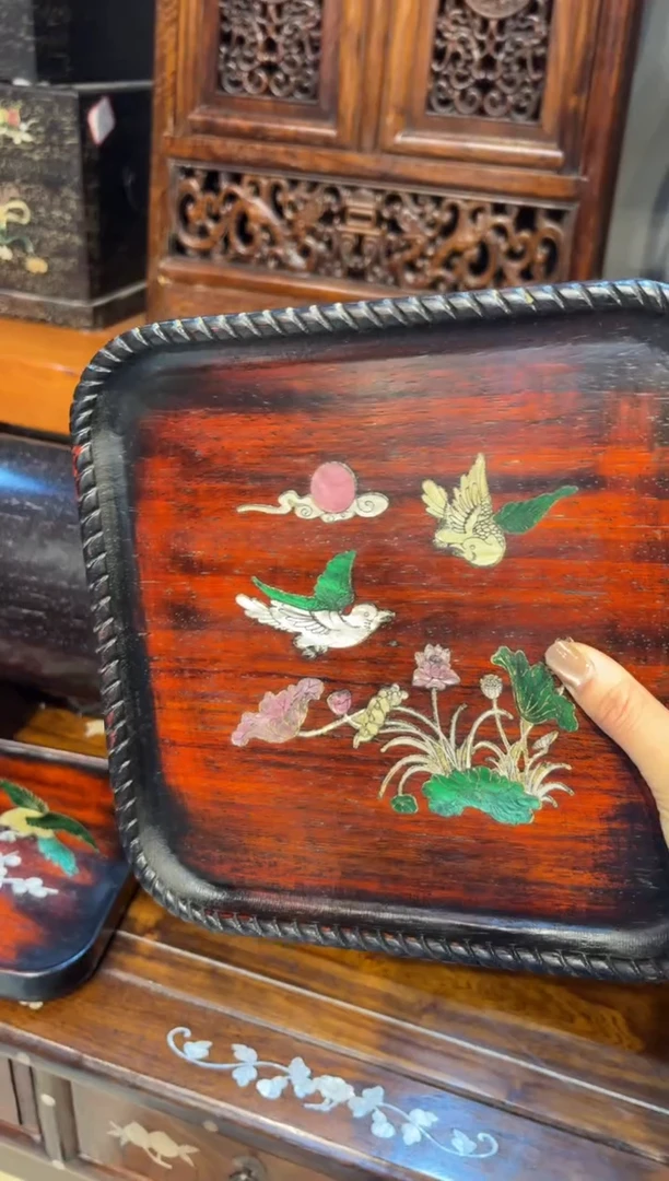 木木紫檀木茶盘木木