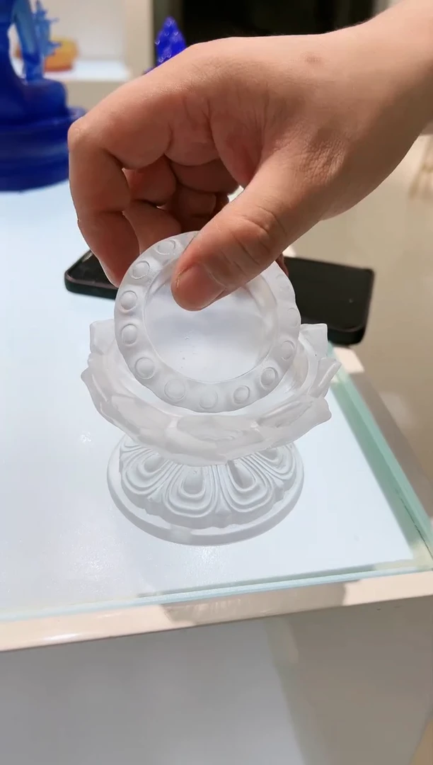 【闪购商品】茶宠古法琉璃白色烛台