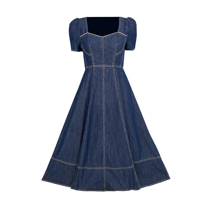 【粉丝专享】一见倾心牛仔连衣裙BR07138097