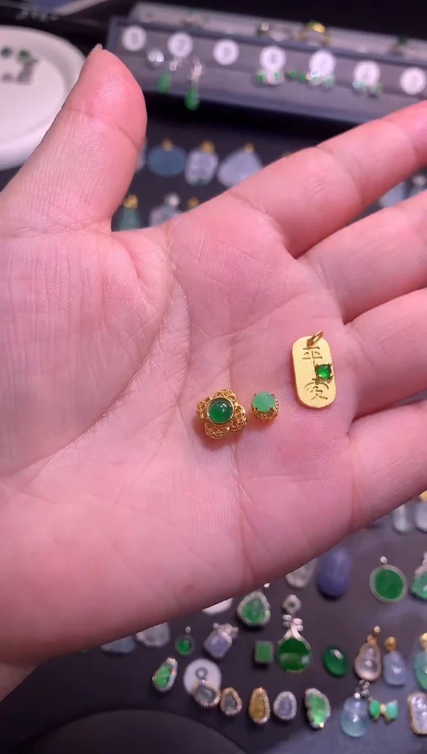 【闪购商品】翡翠颈饰银S925镶嵌1111111