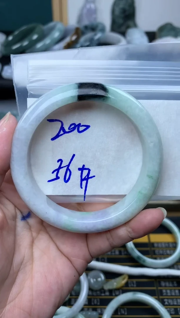 未镶嵌定制翡翠手镯56#