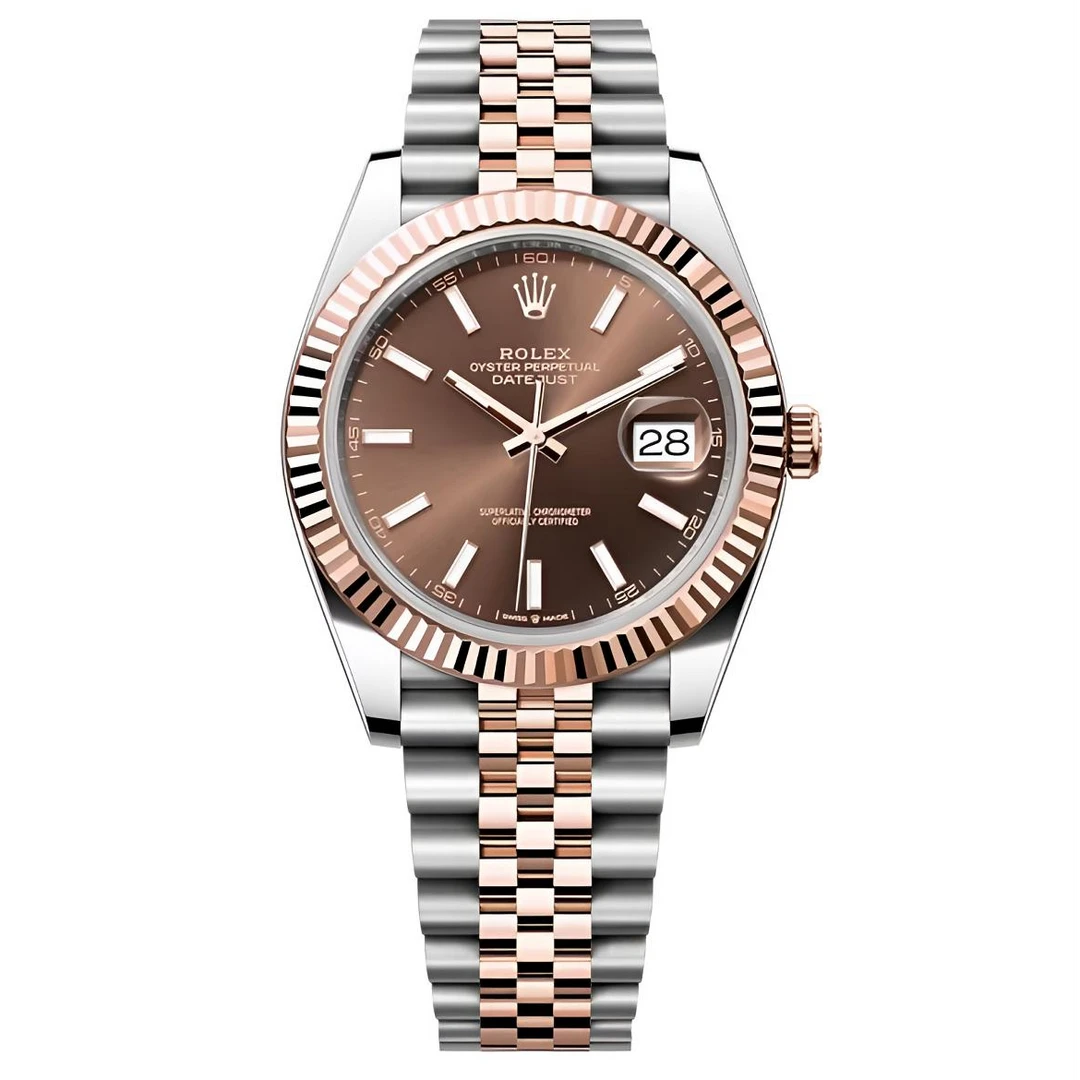 95新 Rolex/劳力士 日志系列126331五珠咖条 41表径 24年全套