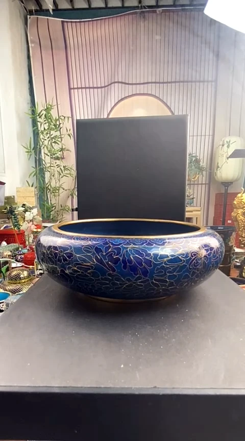 【闪购商品】非遗技艺 景泰蓝水洗蓝万花