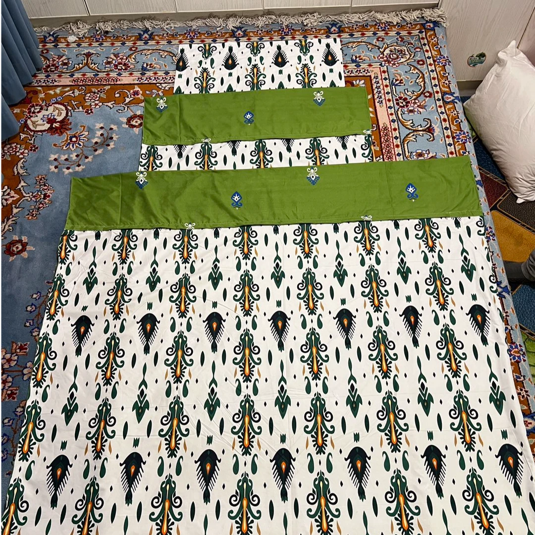 被褥，枕头套真漂亮，确实是质量好的货。