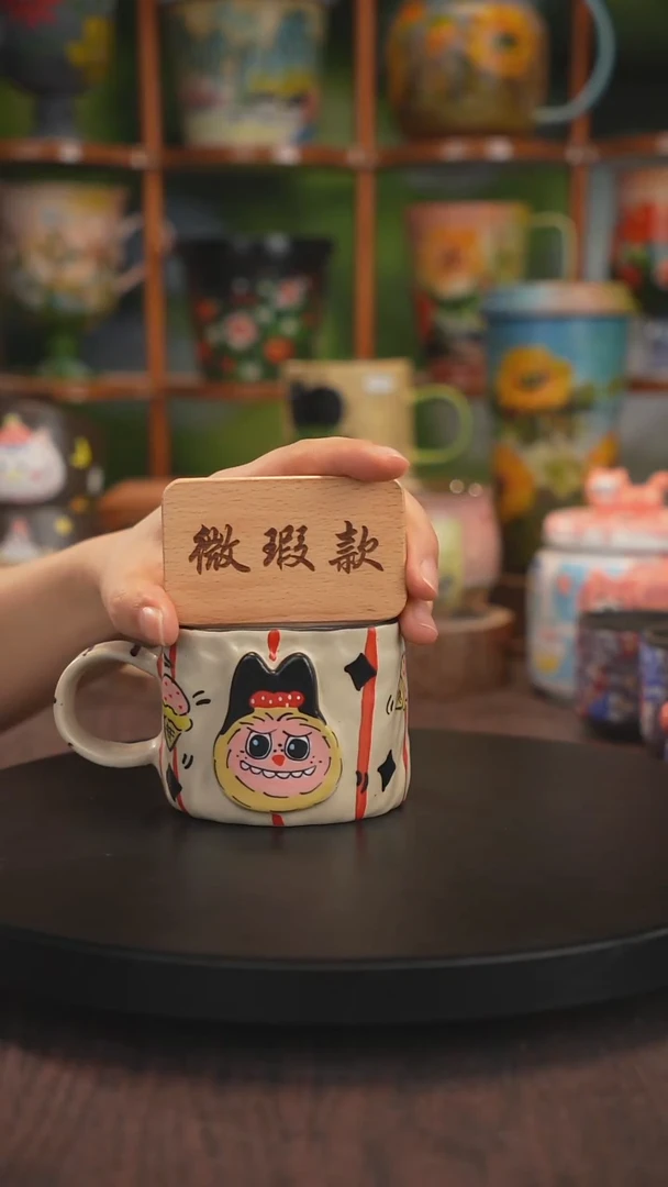 景德镇釉下彩手绘微瑕