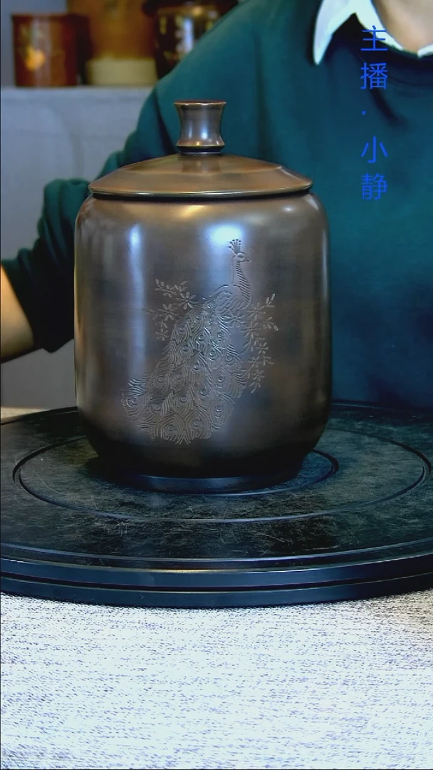 全手工紫陶茶罐精磨028