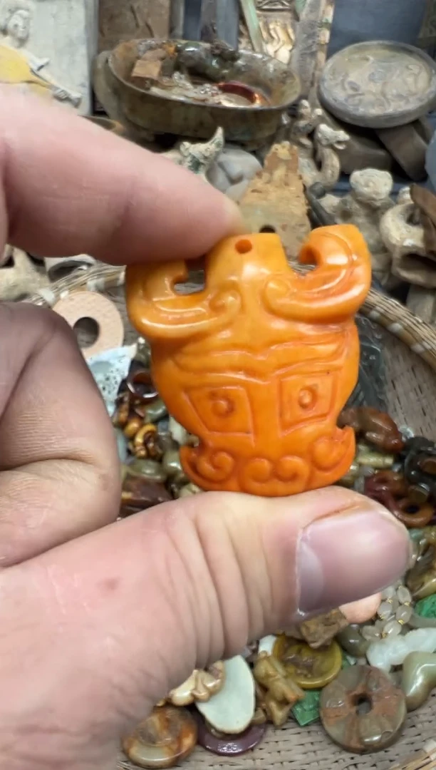 未镶嵌和田玉（糖玉）挂件111111