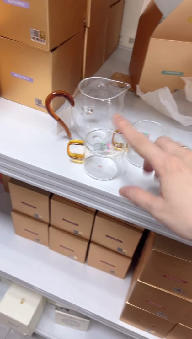 禾器怡然茶海琥珀色 送清禾杯琥珀两只