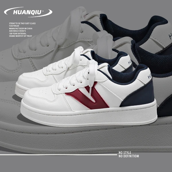 环球新款白蓝红少女风2025百搭厚底增高舒适耐磨时尚小众运动女鞋