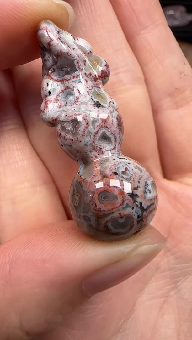 硅化珊瑚（珊瑚玉）未镶嵌颈饰092