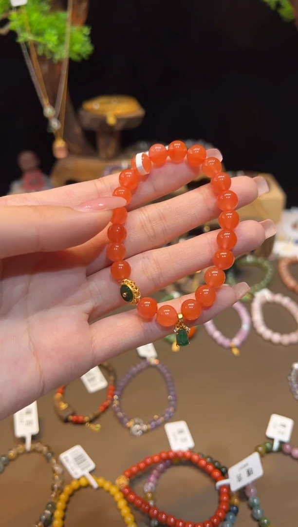 未镶嵌手链南红玛瑙手饰@@S322