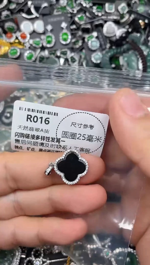 翡翠未镶嵌颈饰R016吊坠