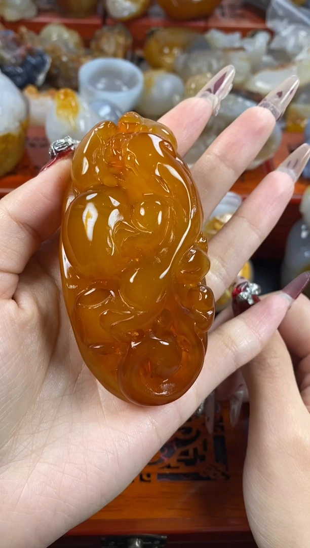 【闪购商品】玛瑙/玉髓手把未镶嵌1