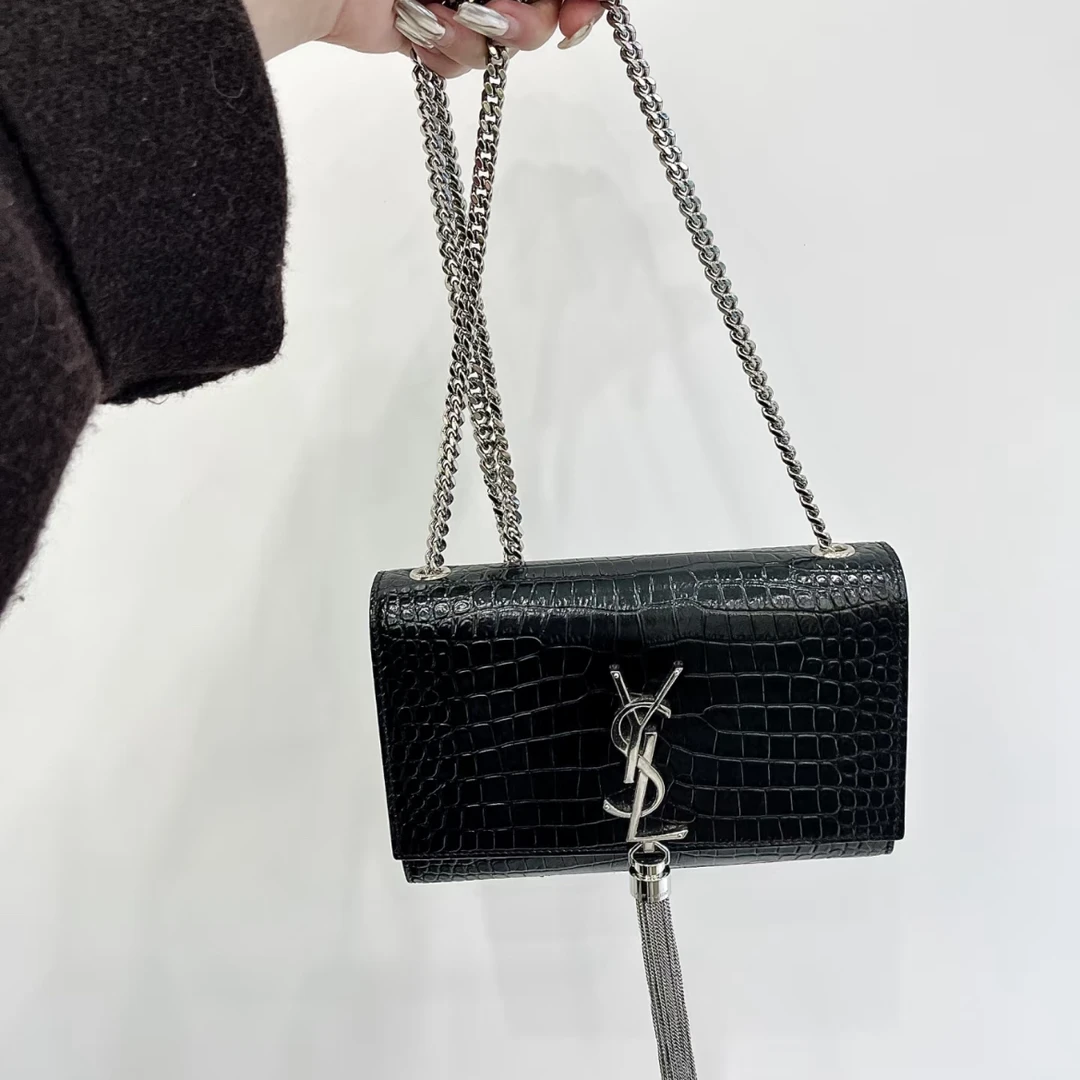 95新 YSL/圣罗兰 圣罗兰Kate流苏包