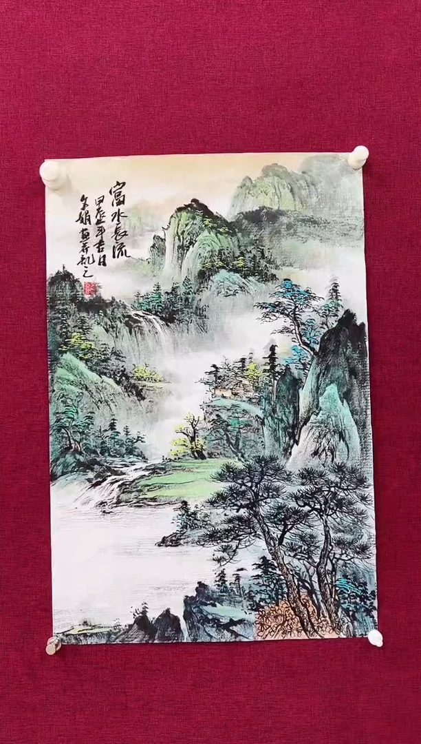 国画师文娟的国画作品