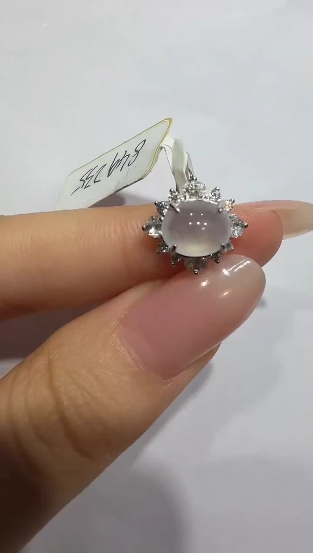 银S925镶嵌戒指翡翠925银镶翡翠戒指镶嵌