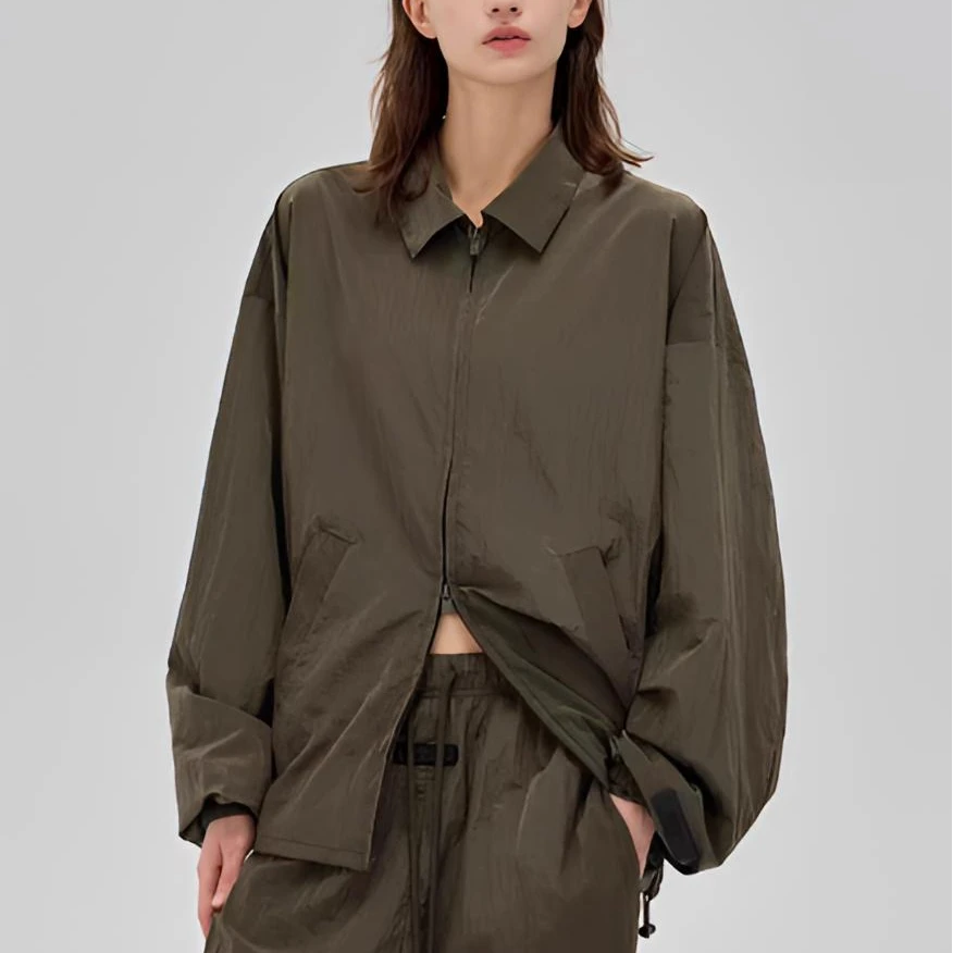 【福利特价款】Essentials金属梭织拉链夹克 秋冬梭织夹克