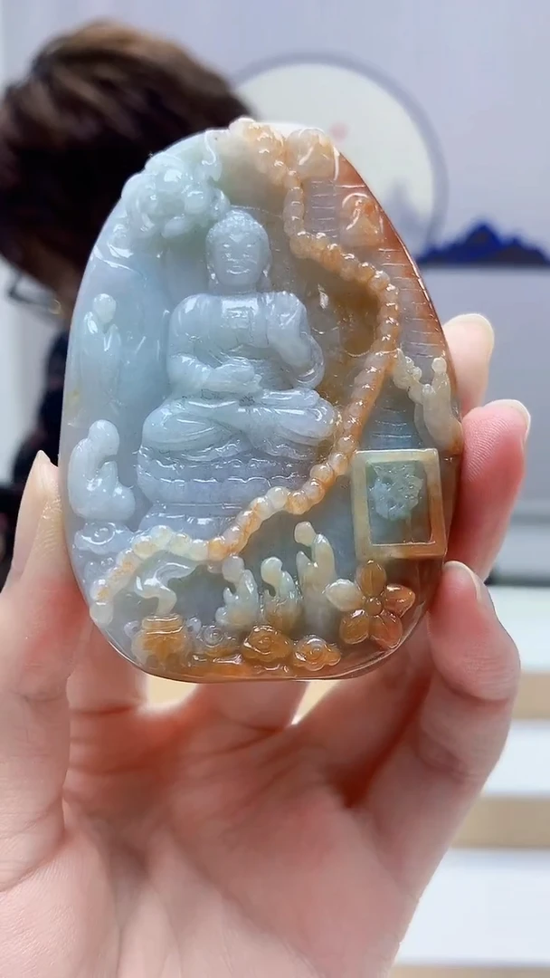 未镶嵌定制翡翠5159zm-毛货挂件125