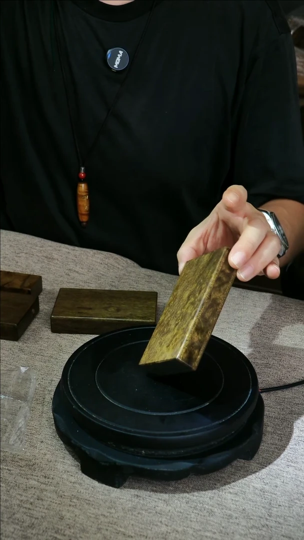 金丝楠9*1小叶桢楠雨滴龙胆纹一木一器手工高抛