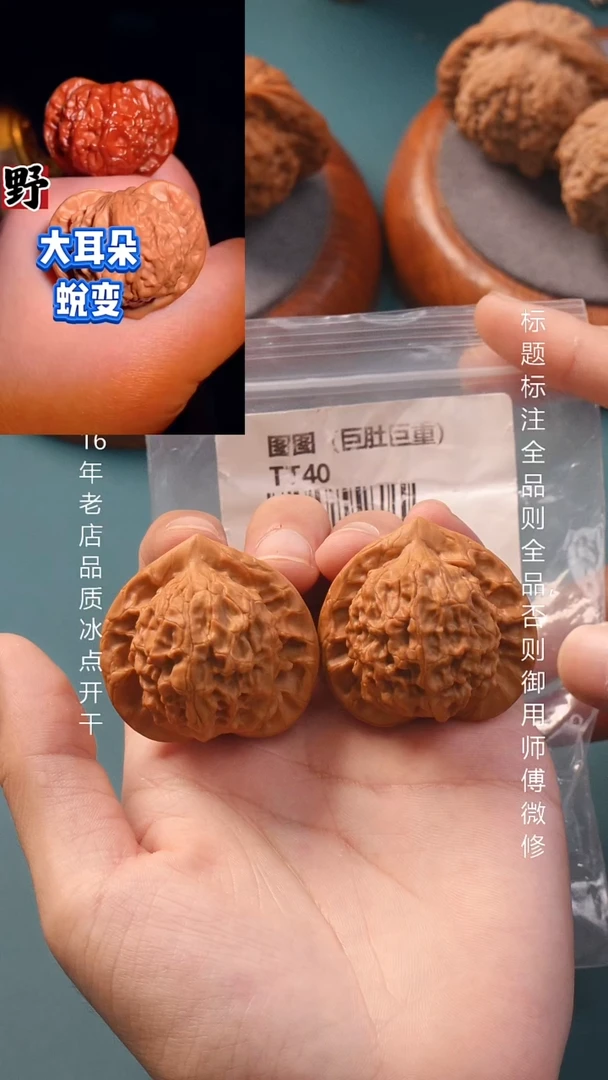 把件文玩核桃41.5尺图图巨肚2号