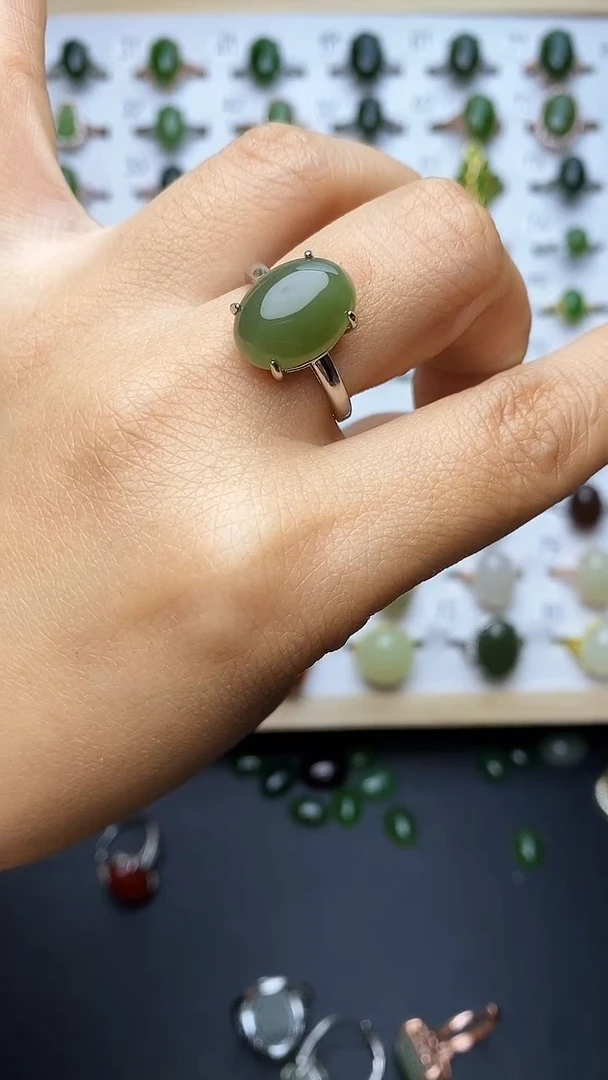 【闪购商品】和田玉戒指未镶嵌1