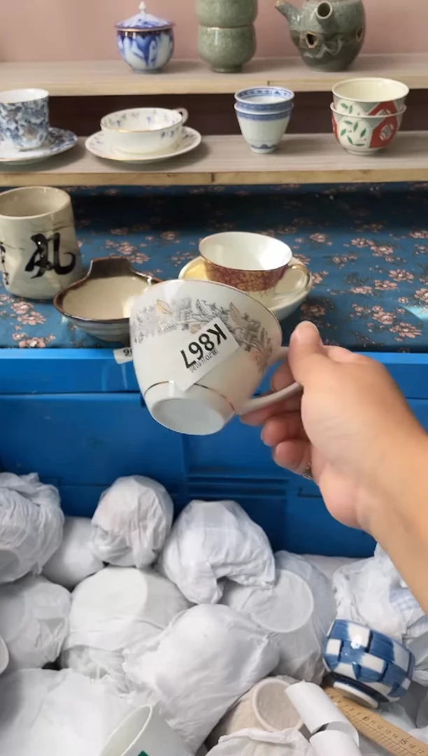 瓷片小*梨瓷器瓷器K867