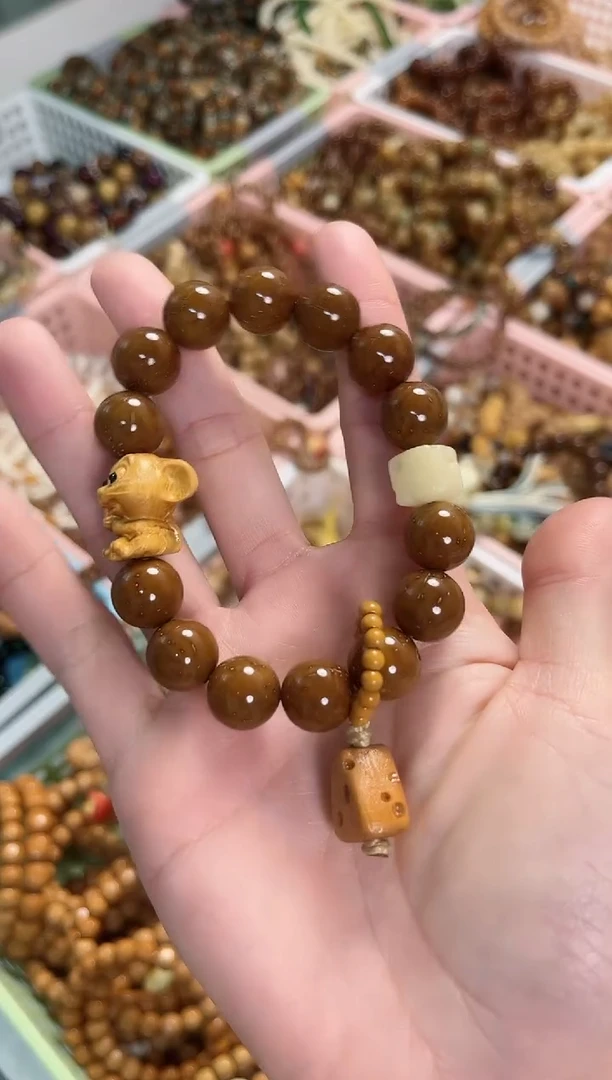 【闪购商品】菩提根/象牙果手串紫金鼠杰瑞