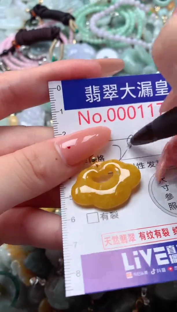 翡翠未镶嵌吊坠(不含链)1170