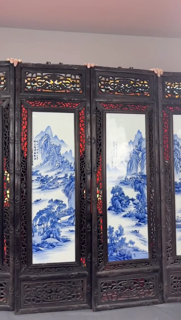 摆件瓷立方-官窑瓷画院专场9507