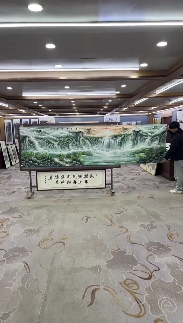 绘画Y-邵明义-小丈二-山水画