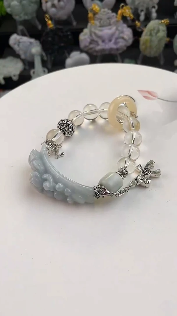 翡翠未镶嵌颈饰手工定制默认微瑕主播介绍为准