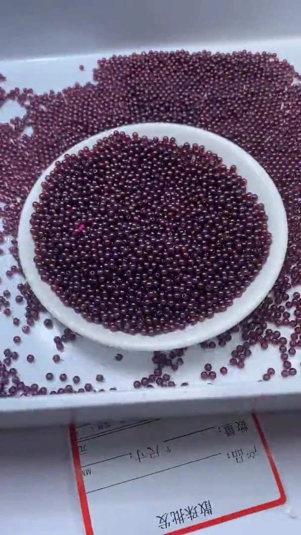 未镶嵌颈饰玛瑙/玉髓W207-石榴石3mm*100颗