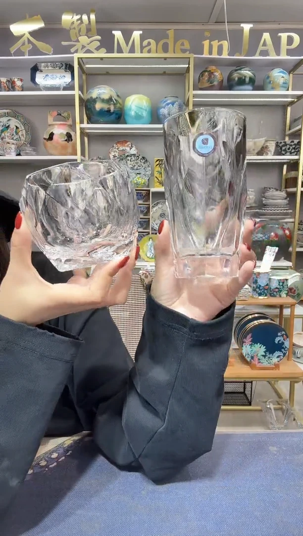 陶瓷水晶酒杯2只装一样一只