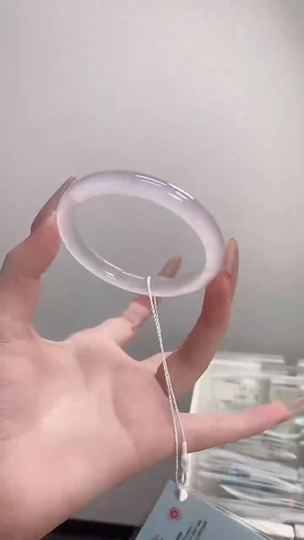 手镯玛瑙/玉髓未镶嵌58紫霞