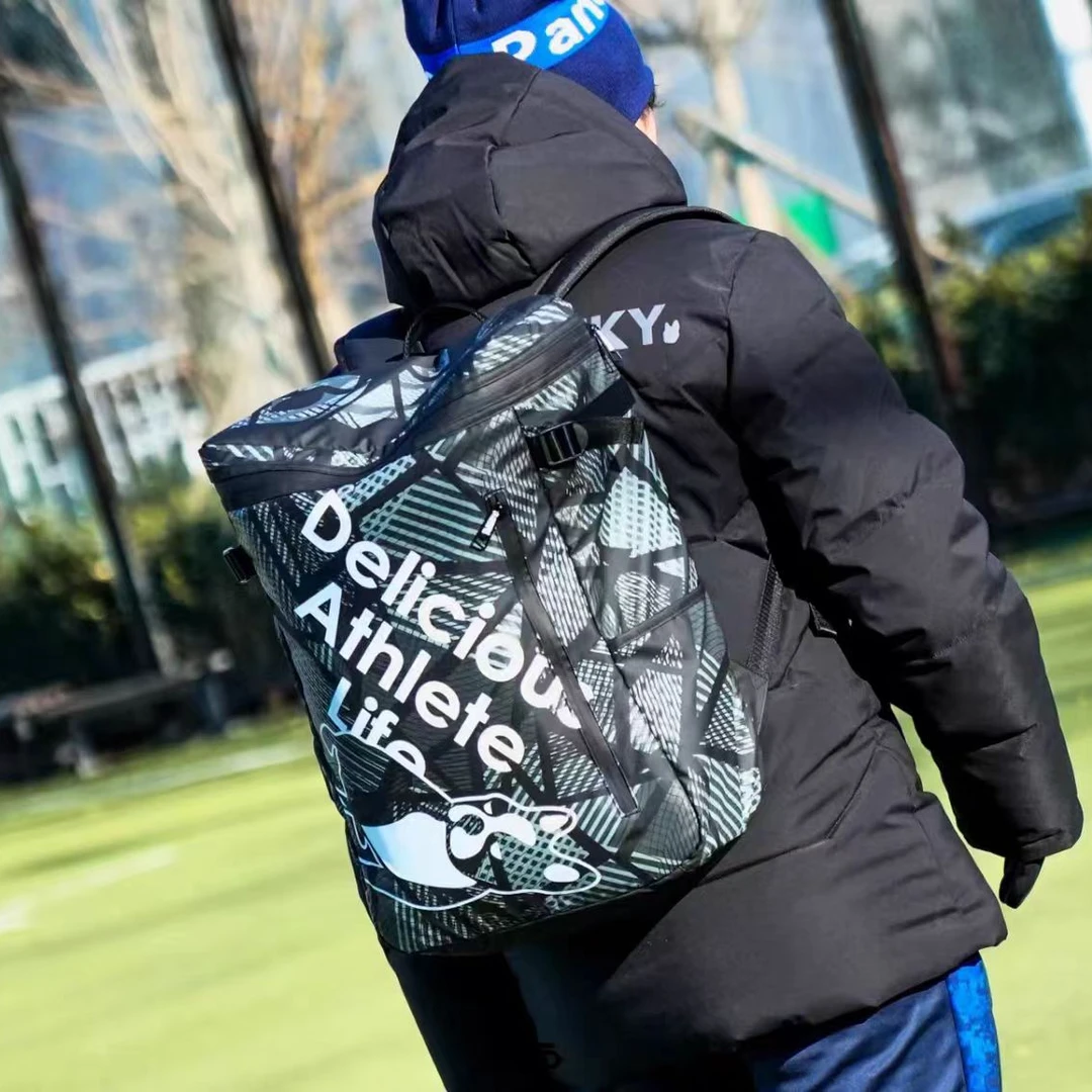 soccer junky户外运动休闲双肩旅行背包训练桶包训练包男士轻便