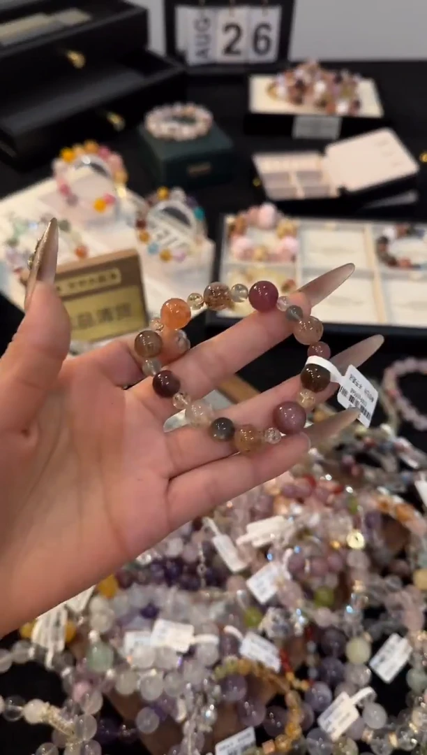 合金手链水晶干枯玫瑰x2586