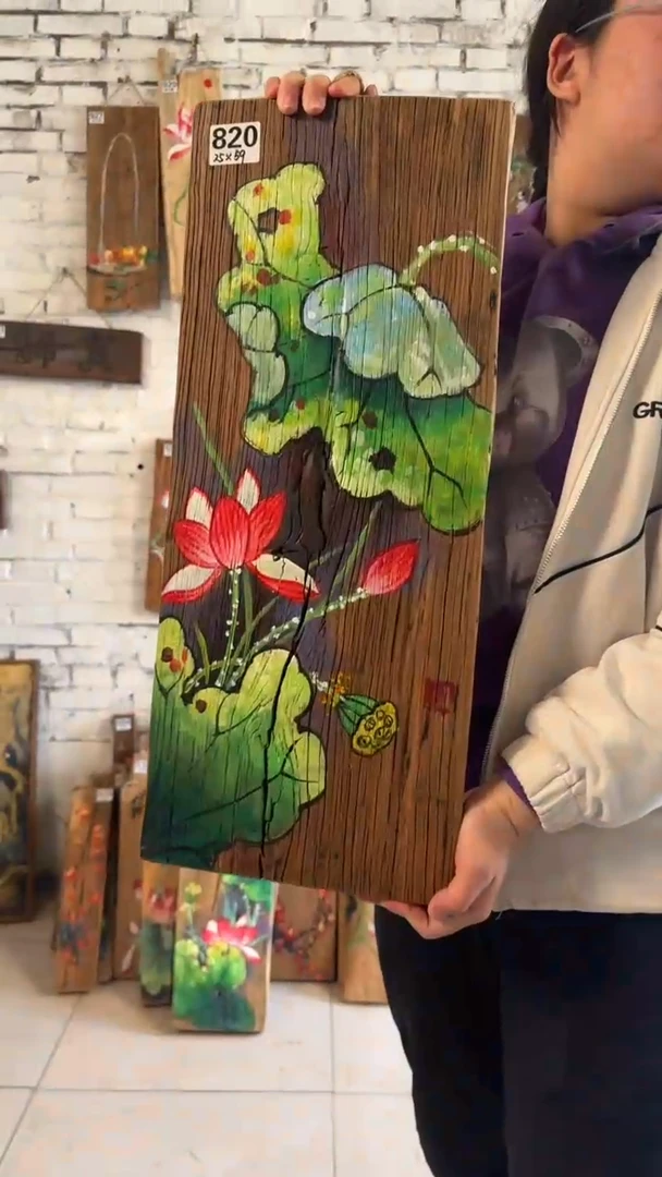 【闪购商品】桃核吊坠820号门板画