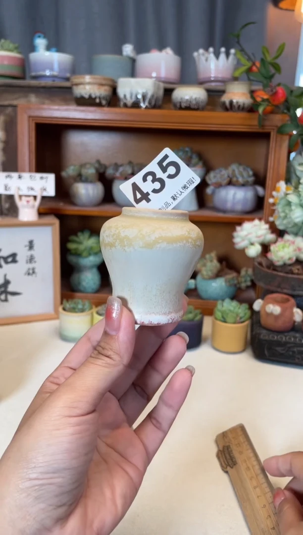 瓷片435知木小芳花盆