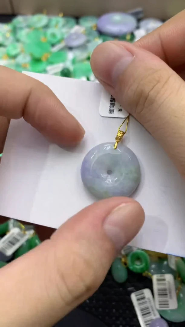 颈饰未镶嵌翡翠天然缅甸翡翠A货