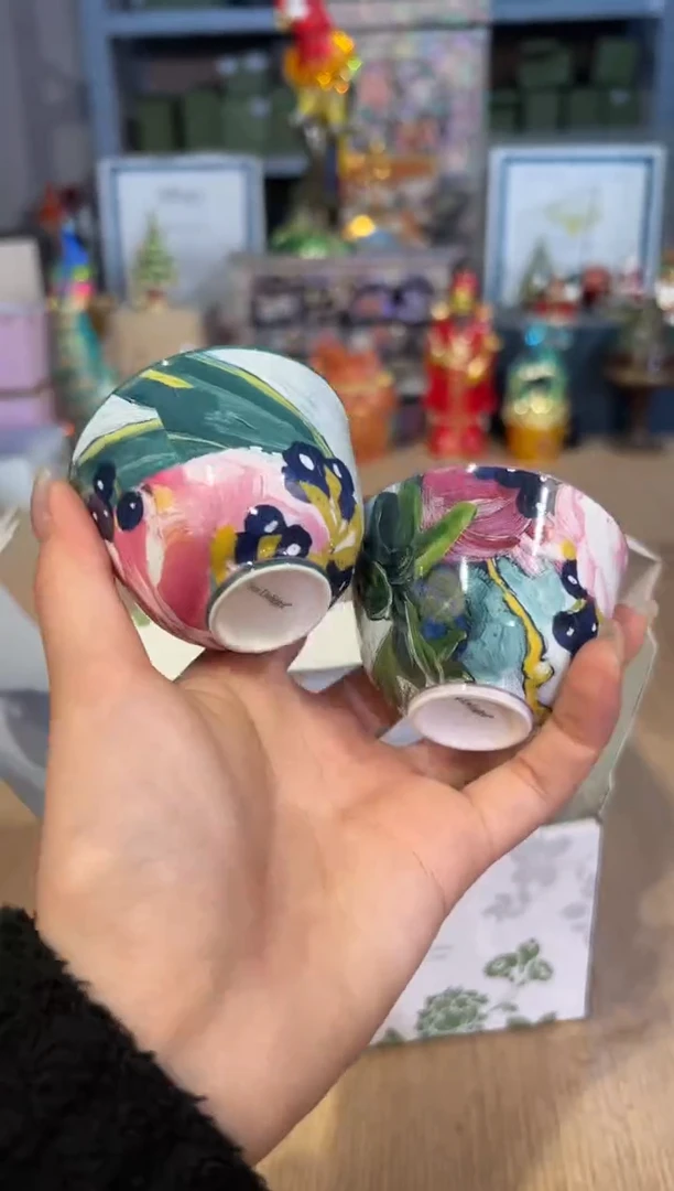 【闪购商品】杯215油画品茗杯