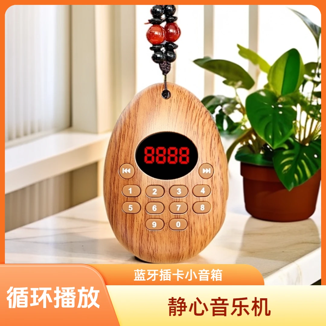 【宏粉专属】便携式插卡充电蓝牙家用新款老人音乐机小型音箱播放器