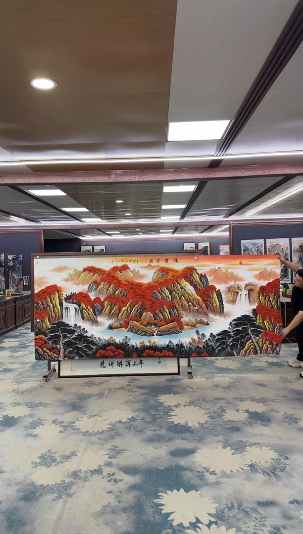 国画W-刘雪红-大丈二-山水国画