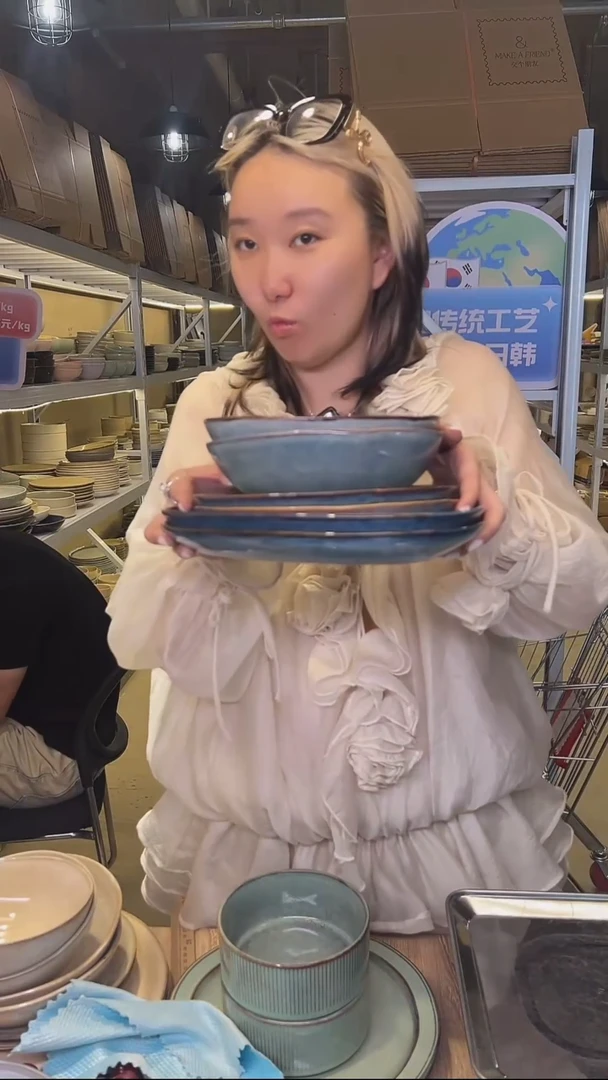 瓷30高温釉下彩陶瓷餐具