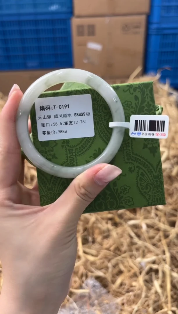 未镶嵌手镯石英质玉T-0191