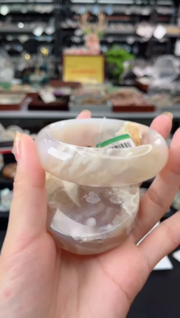 【闪购商品】石英质玉手镯未镶嵌60圈口（不退不换）1681186