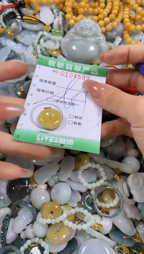 【闪购商品】翡翠颈饰未镶嵌闪购0104599多样性发其一