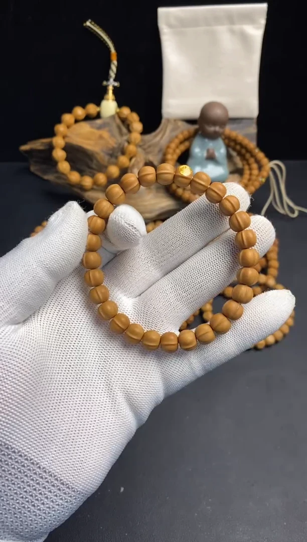 手串猴头核桃全品8+橘皮小鲨鱼