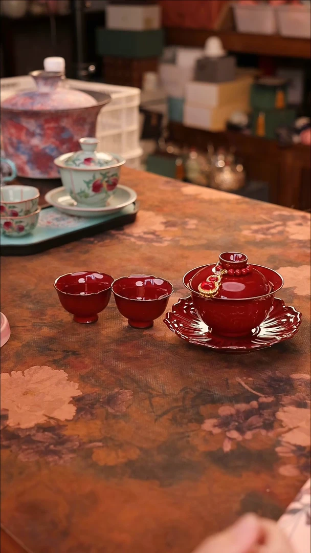 【闪购商品】陶瓷茶具（无礼盒无茶盘）@@A11980