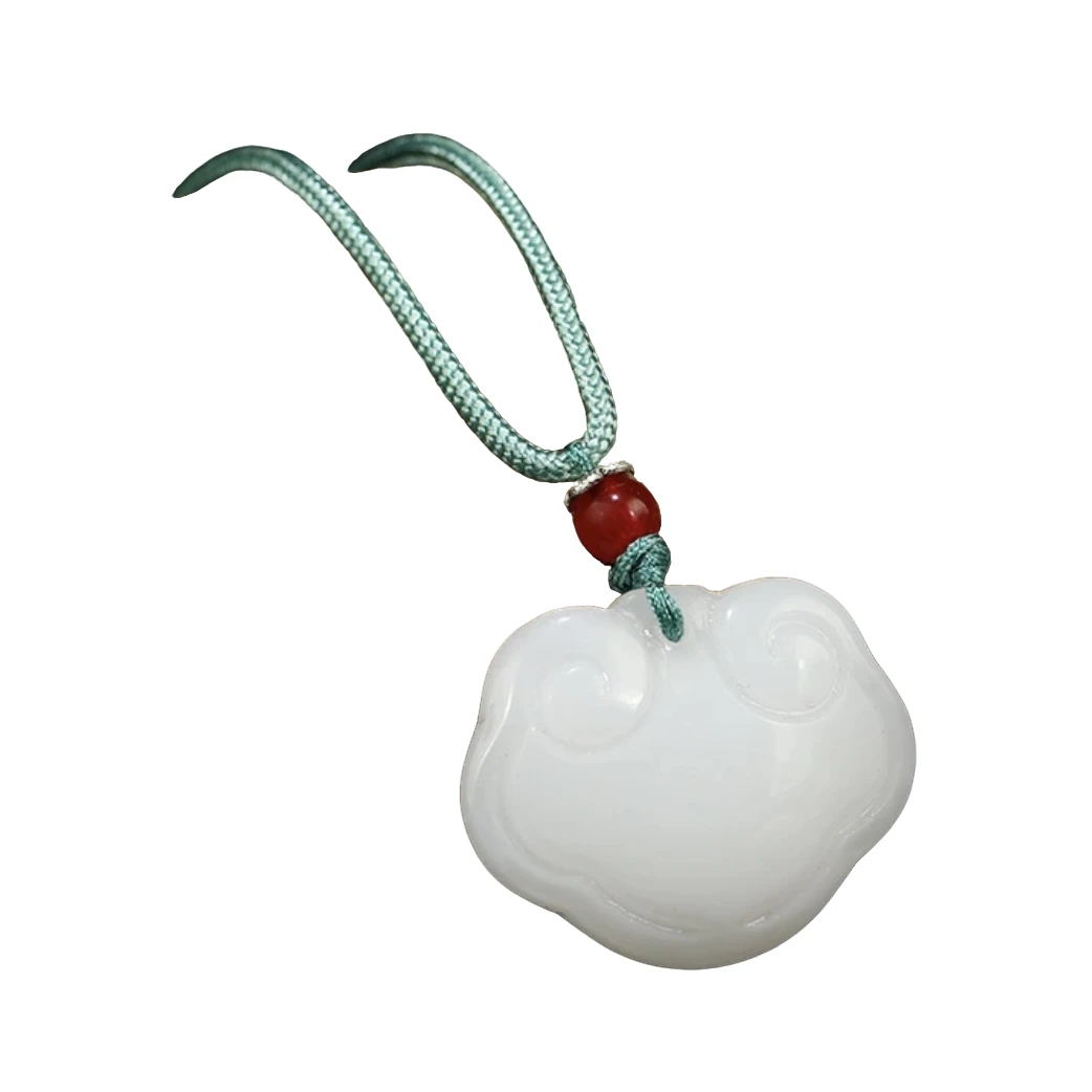 《千福甄选》新疆白月光如意锁吊坠