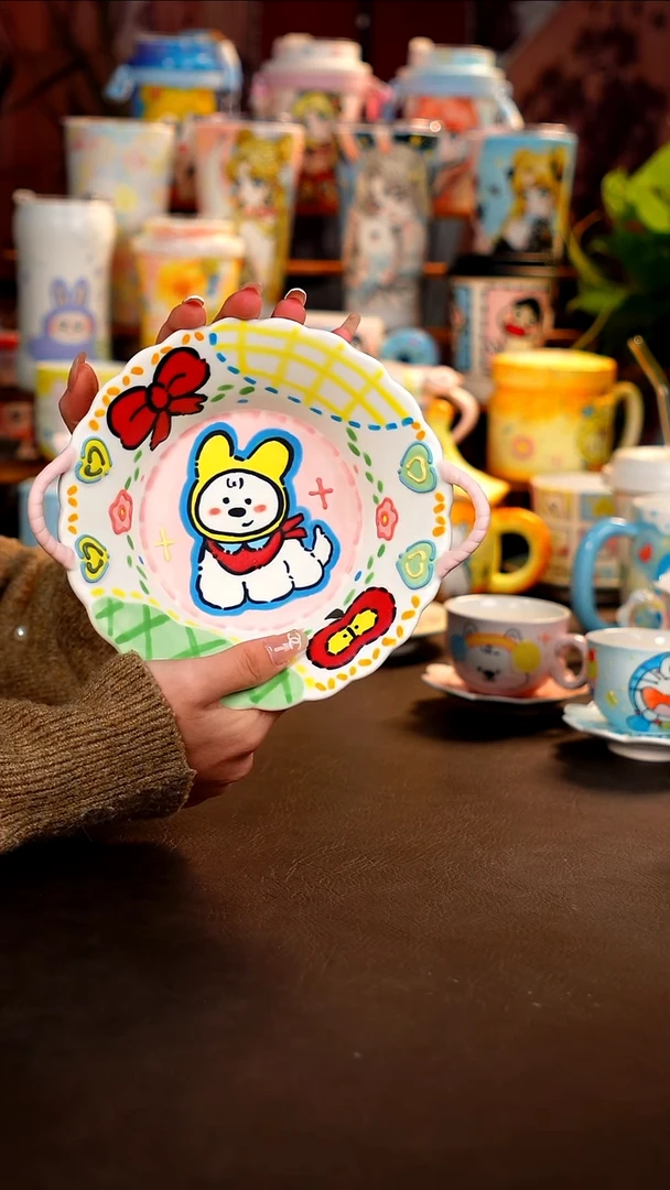 景德镇纯手工手绘杯杯